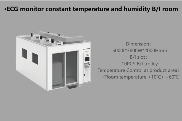 ECG monitor constant temperature and humidity B/I room